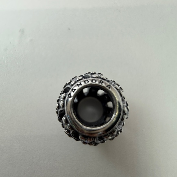 Pandora Openwork Swirl Pavé CZ Charm Sterling ALE S925 - Picture 6 of 8